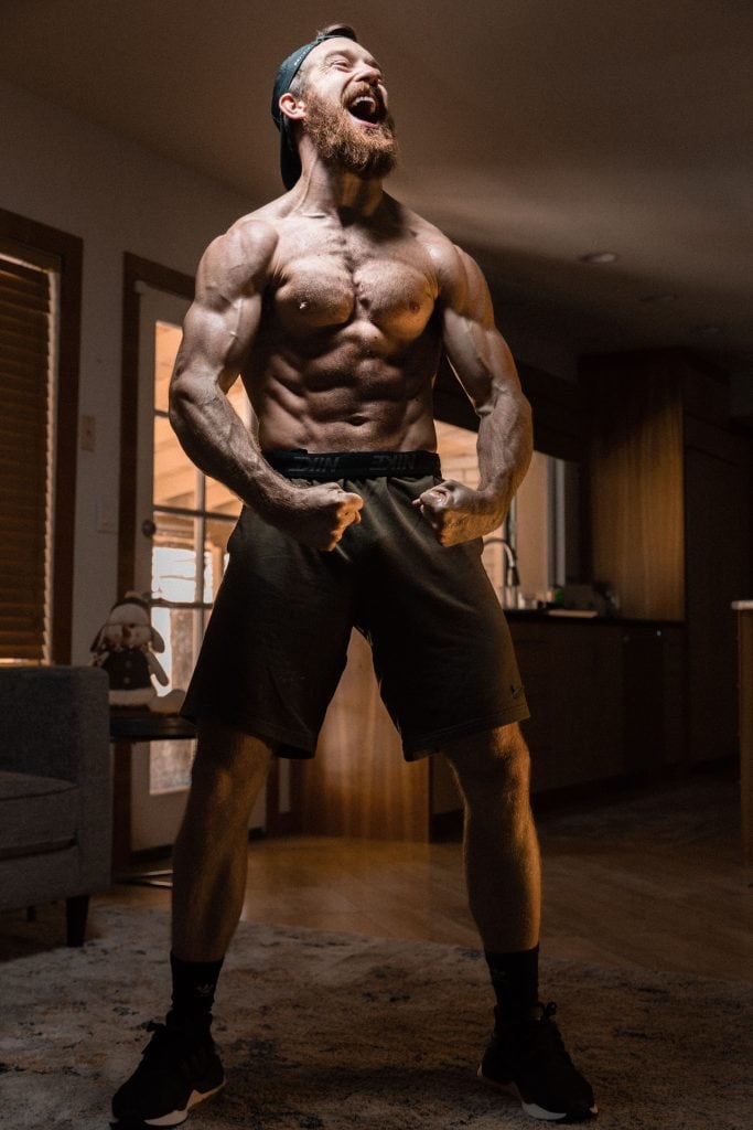 Cómo ganar masa muscular en casa