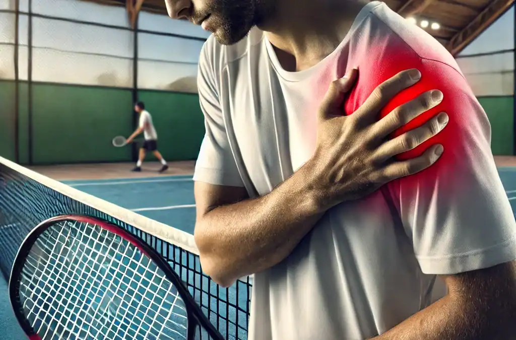 Lesiones de hombro en tenis y pádel: causas, prevención y soluciones