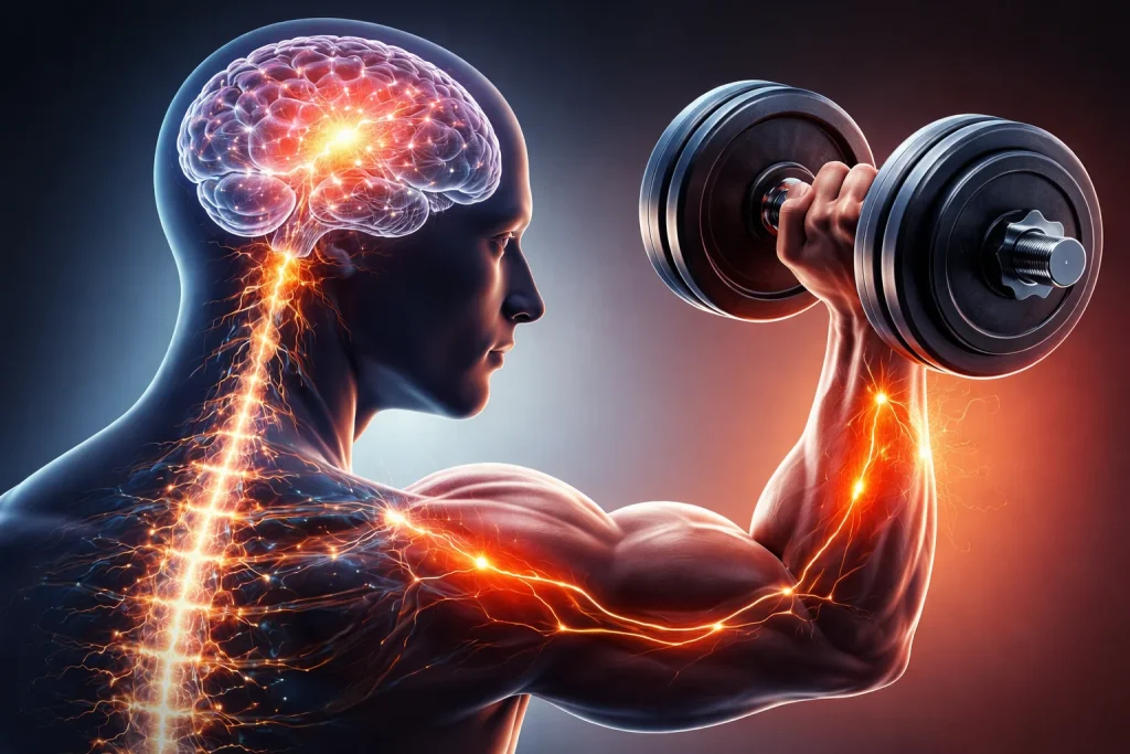Tu cerebro limita tu fuerza antes que tus músculos: la verdad sobre el fallo muscular