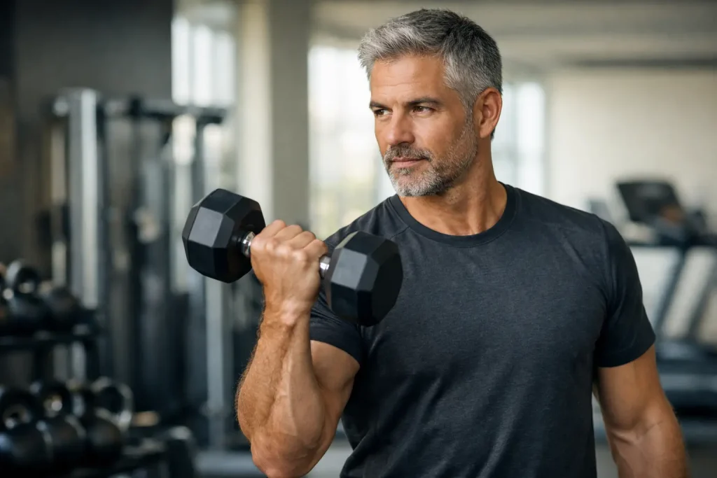 Cómo ganar fuerza después de 40 con criterio