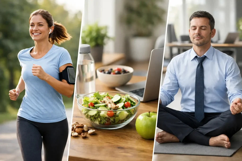 Hábitos saludables para adultos ocupados que duran