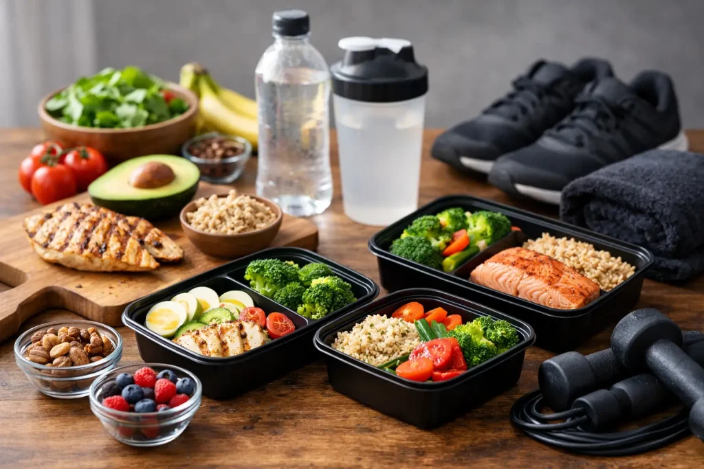 Cómo organizar comidas para el entrenamiento