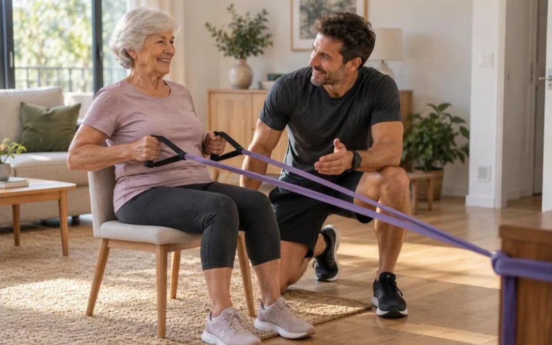 Entrenador personal para mayores: guía para ganar fuerza y autonomía